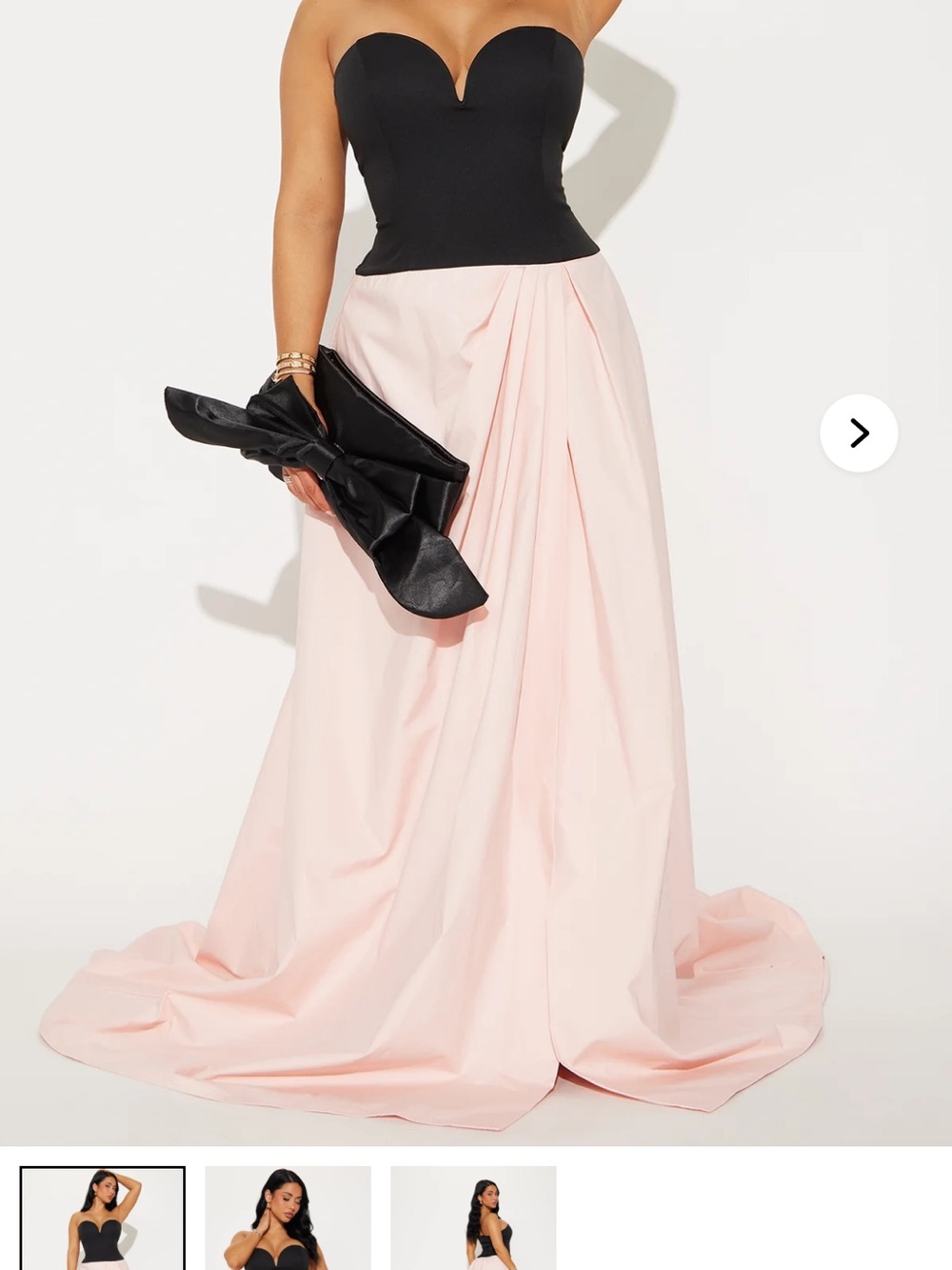 Fashion Nova Blush Pink Draped Maxi Skirt